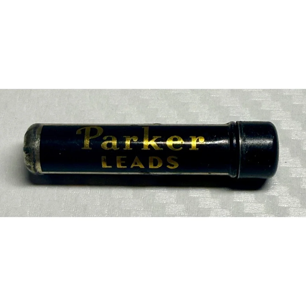 Parker Mechanical Pencil Leads HB Vintage Metal Tube Janesville WI Made in USA